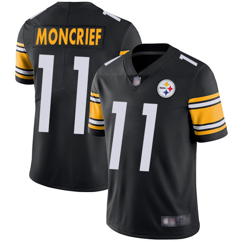 Youth Pittsburgh Steelers Football #11 Limited Black Donte Moncrief Home Vapor Untouchable Nike NFL Jersey->youth nfl jersey->Youth Jersey